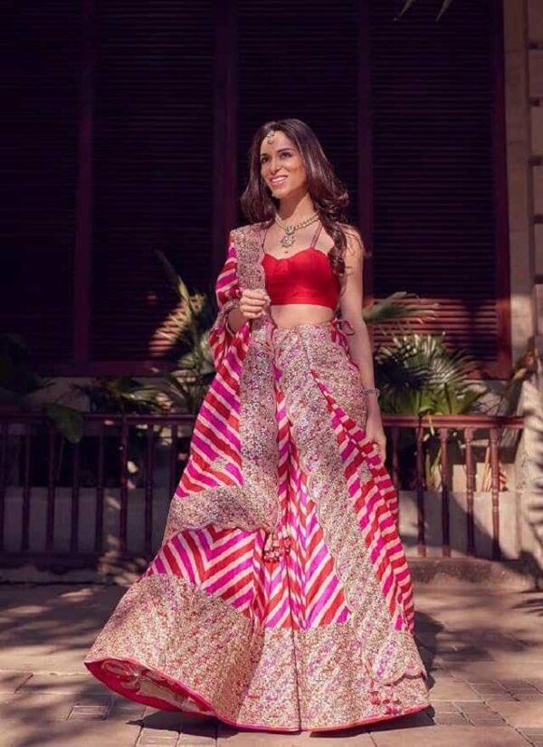 Women's Tussar Silk Lehenga